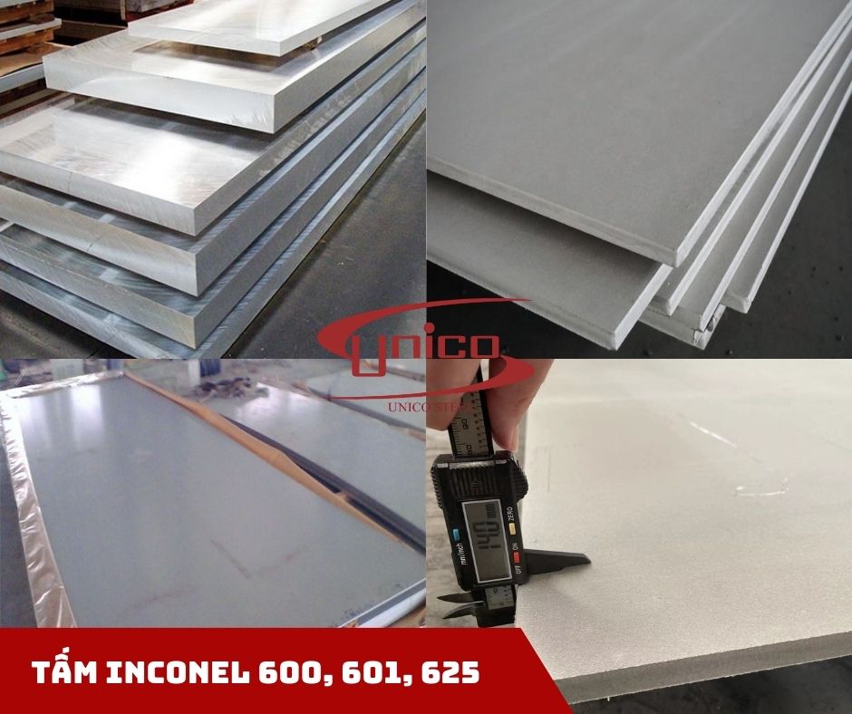 Tấm Inconel 600, 601, 625 - Unico Steel